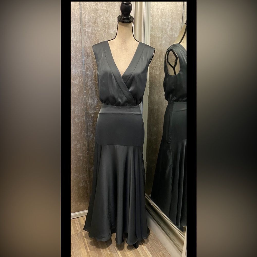 Fame and Partners Charcoal Maxi Dress, US4